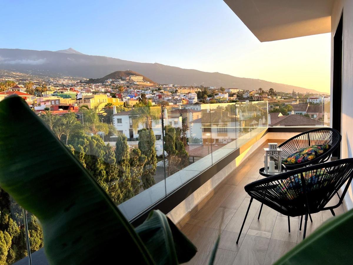Lujoso Apartamento Completo, Piscina, Terraza Con Vistas Al Teide ปูแอร์โตเดลาครูซ ภายนอก รูปภาพ