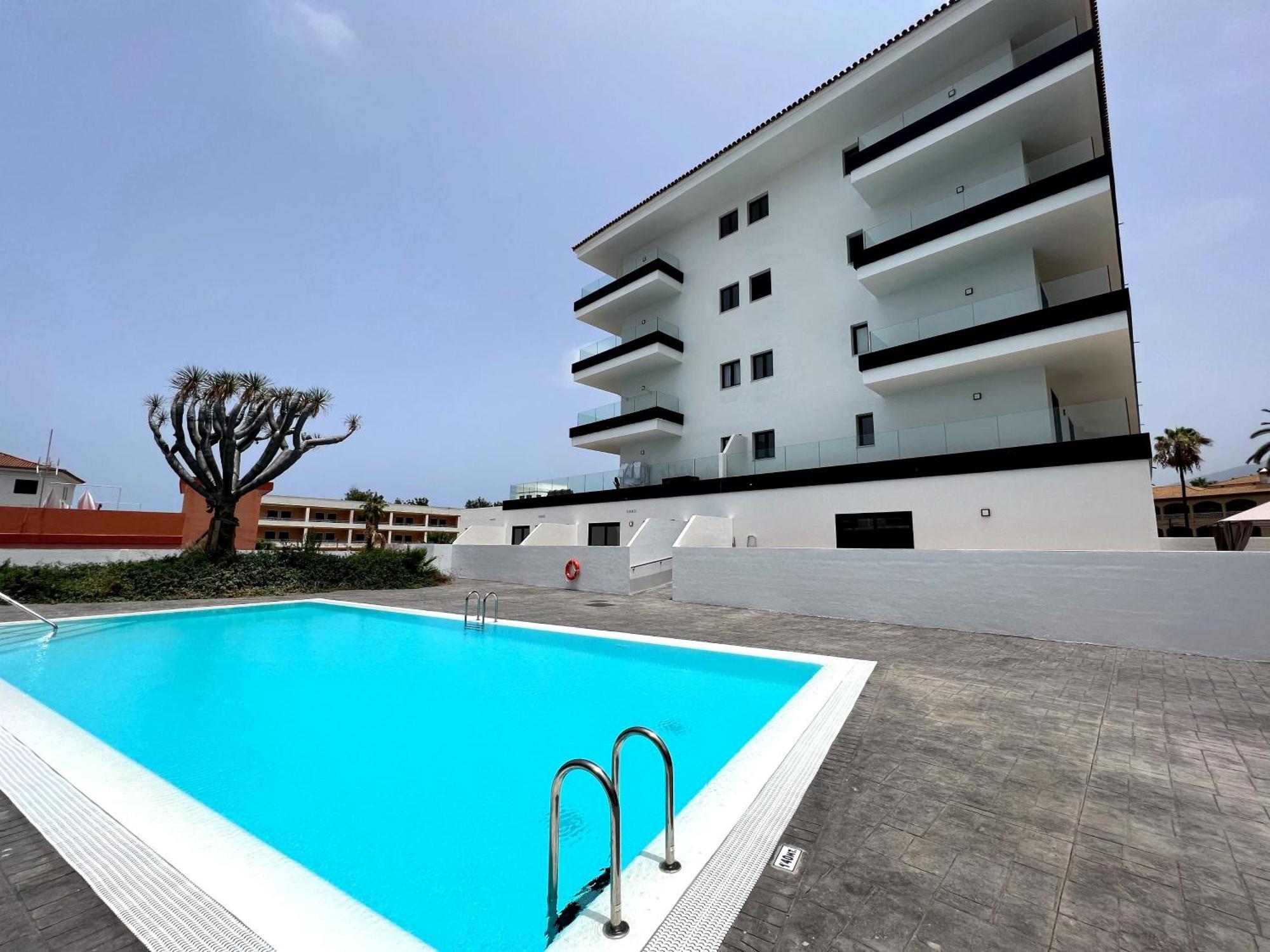 Lujoso Apartamento Completo, Piscina, Terraza Con Vistas Al Teide ปูแอร์โตเดลาครูซ ภายนอก รูปภาพ