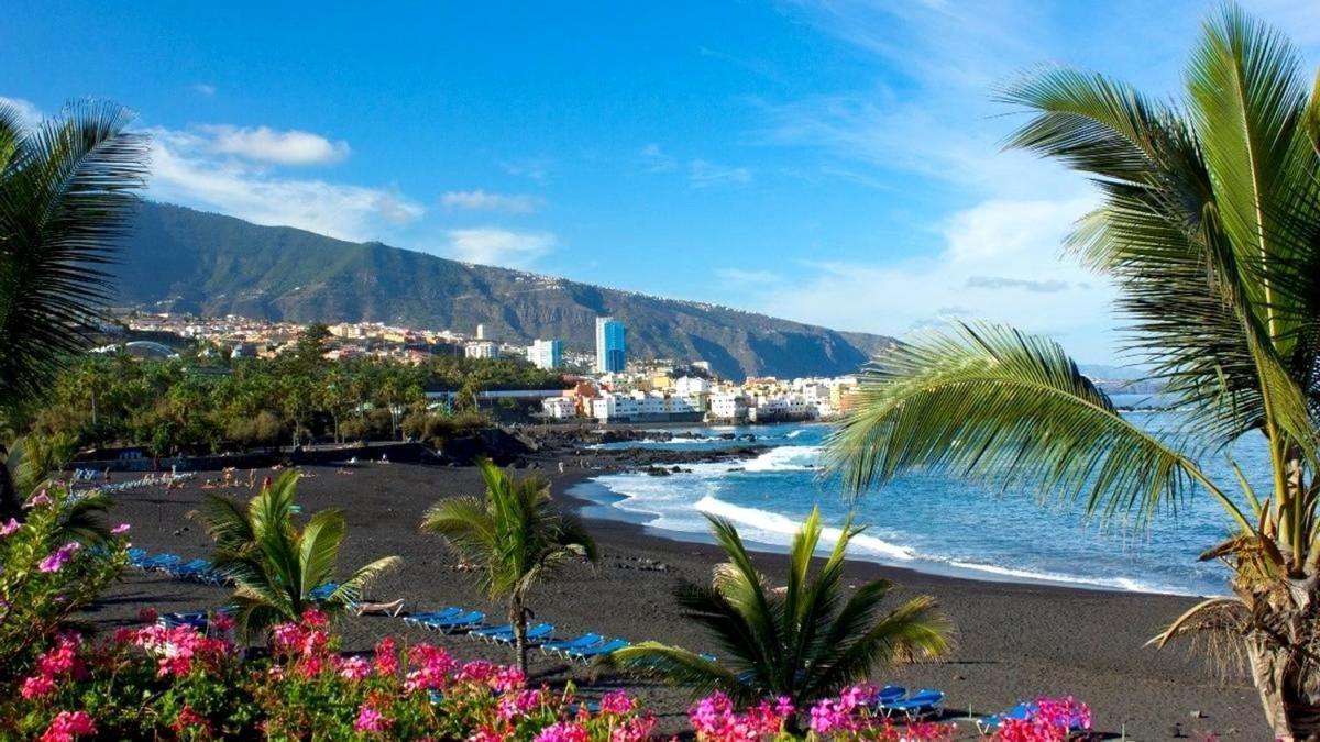 Lujoso Apartamento Completo, Piscina, Terraza Con Vistas Al Teide ปูแอร์โตเดลาครูซ ภายนอก รูปภาพ
