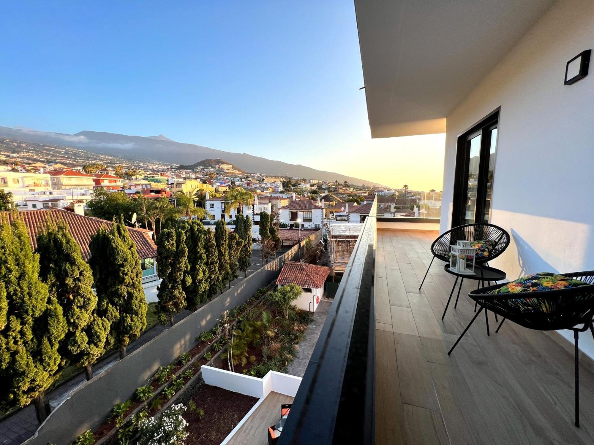 Lujoso Apartamento Completo, Piscina, Terraza Con Vistas Al Teide ปูแอร์โตเดลาครูซ ภายนอก รูปภาพ