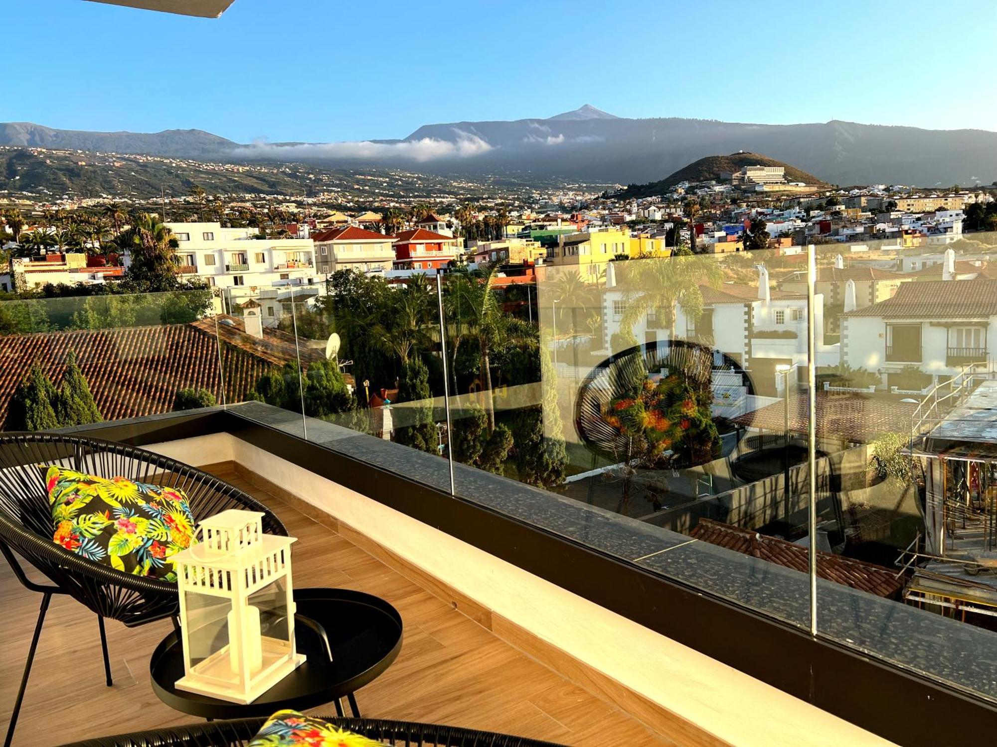 Lujoso Apartamento Completo, Piscina, Terraza Con Vistas Al Teide ปูแอร์โตเดลาครูซ ภายนอก รูปภาพ